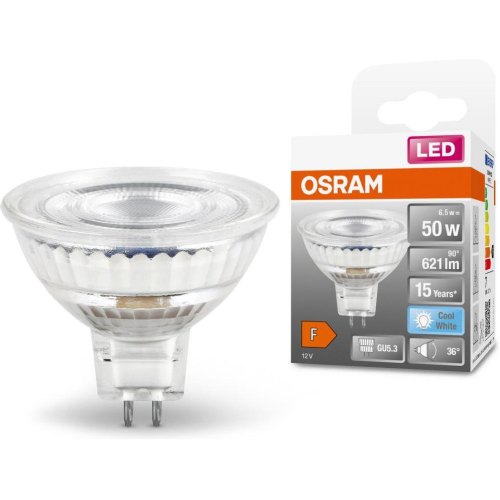 Лампа OSRAM LED GU5.3 8Вт 4000К 621Лм MR1650 12В STAR