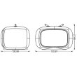 Cвітильник нічник з акумулятором LEDVANCE&160;NIGHTLUX TOUCH Retro TV 2.5Вт 3000К  20Лм 1200мА•год RGBW USB-A > microUSB білий