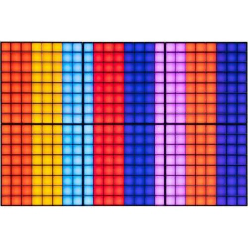 Панель Smart LED Twinkly Squares 1+5 RGB, Gen II, IP20, 16x16см, кабель білий