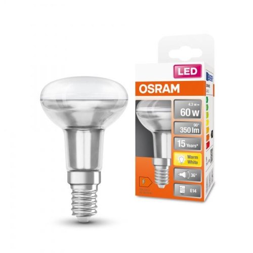 Лампа OSRAM LED E14 4.3Вт 2700К 350Лм R50 STAR