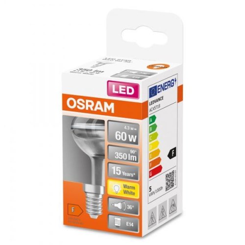 Лампа OSRAM LED E14 4.3Вт 2700К 350Лм R50 STAR