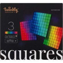 Панель Smart LED Twinkly Squares 3 RGB, Gen II, IP20, 16x16см, розширення до TWQ064STW-07-BEU