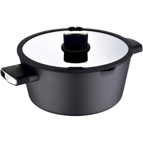 Каструля з кришкою Bergner Ion plus, 28см, 6л (BG-35912-BK)