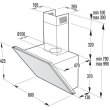 Витяжка пристінна GORENJE WHI 643 ORA-B