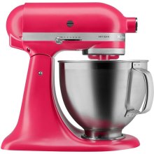 Кухонна машина KitchenAid Artisan, 4.8л, з відкидним блоком, гібіскус (5KSM195PSEHI)