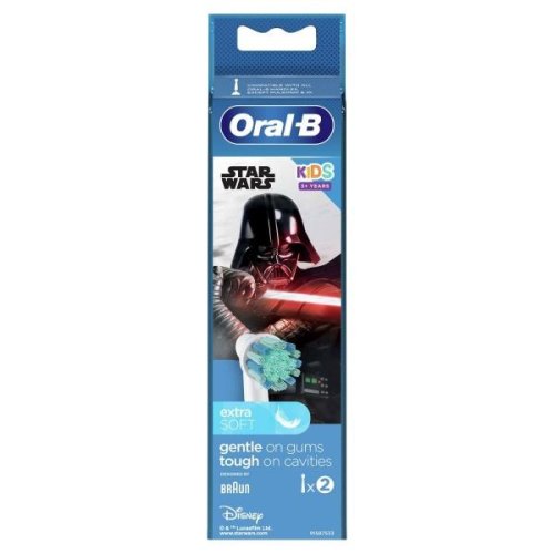 Насадки для електричної зубної щітки Braun Oral-B Star Wars EB10S Extra Soft, 2шт (80352621)
