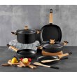 Сковорода длямлинців Bergner Earth black, 24см (BG-34626-BK)