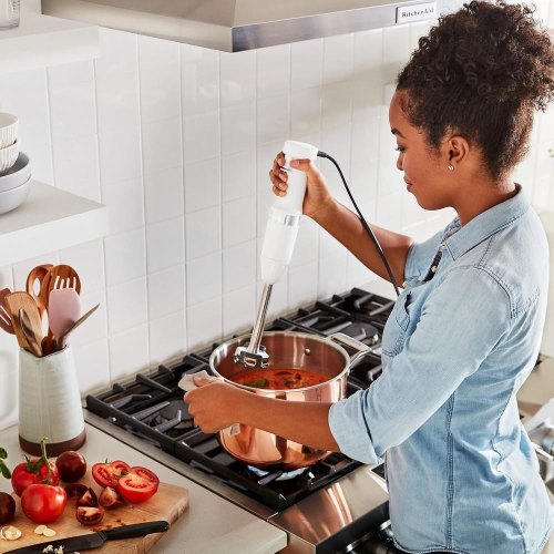 Блендер занурювальний KitchenAid Classic, білий (5KHBV53EWH)