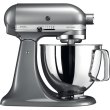 Кухонна машина KitchenAid Artisan, 4.8л, з відкидним блоком, срібляста (5KSM125ECU)