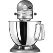 Кухонна машина KitchenAid Artisan, 4.8л, з відкидним блоком, срібляста (5KSM125ECU)
