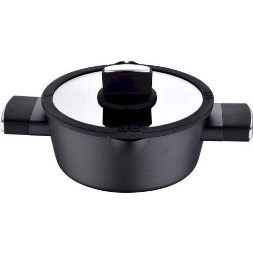 Каструля Bergner Ion plus, 20см, 2л, з кришкою (BG-35910-BK)