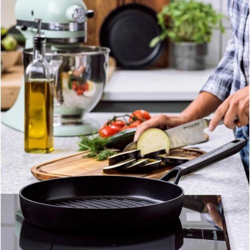 Сковорода-гриль KitchenAid CFA, 28см з керамічним покриттям (CC005681-001)