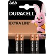 Батарейки лужні Duracell AAA (LR03) MN2400 4 шт (5000394052543)