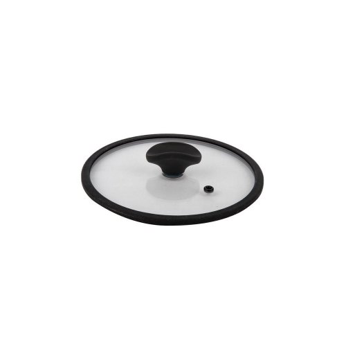 Кришка скляна з силіконовим обідком TVS, 24см