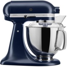 Кухонна машина KitchenAid Artisan, 4.8л, з відкидним блоком, синя (5KSM125EIB)