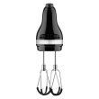 Міксер ручний KitchenAid, 6 швидкостей, чорний (5KHM6118EOB)
