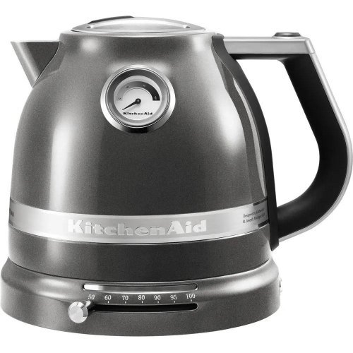 Електрочайник KitchenAid Artisan, 1.5л, срібний медальйон (5KEK1522EMS)