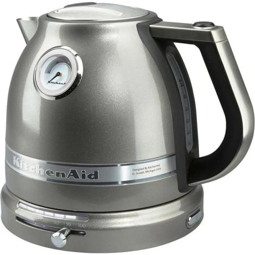 Електрочайник KitchenAid Artisan, 1.5л, срібний медальйон (5KEK1522EMS)