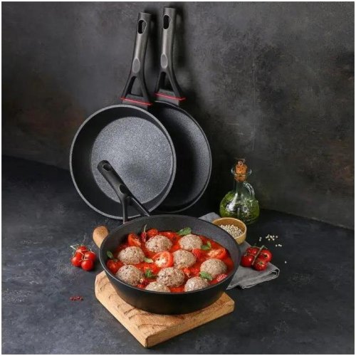 Сковорода вок POLARIS PRO collection-28W ков. ал., 28см (017177)