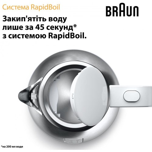 Електрочайник Braun WK 1500 WH (0X21010068)