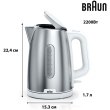 Електрочайник Braun WK 1500 WH (0X21010068)