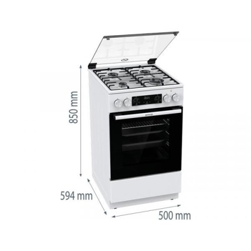 Плита комбінована GORENJE MEKS 5121 W