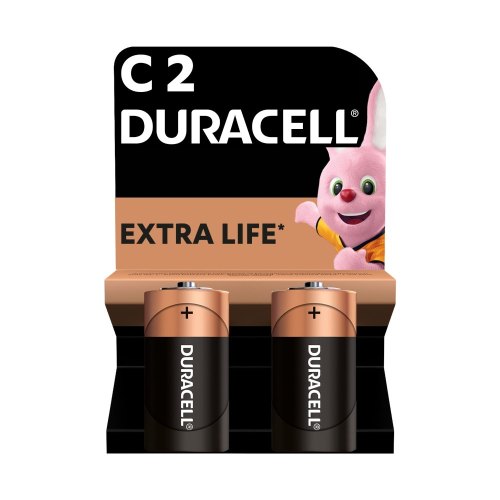 Батарейки лужні Duracell C (LR14) MN1400 2 шт (5000394052529)