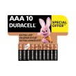 Батарейки лужні Duracell AAA (LR03) MN2400 10 шт (5000394152557)