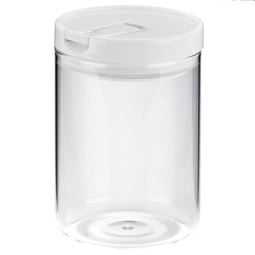 Ємність для зберігання сипучих KELA Arik, біла, 0.9л, 10.5х15см (12105)