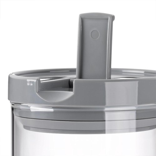 Ємність для зберігання сипучих KELA Arik, біла, 0.9л, 10.5х15см (12105)