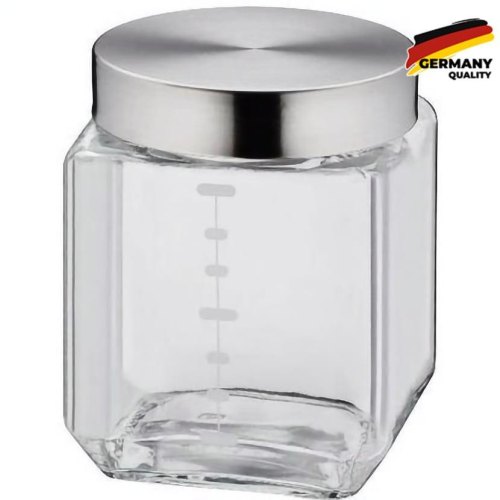 Ємність для зберігання сипучих KELA Isa, 1л, 11x11x14.5см (10771)