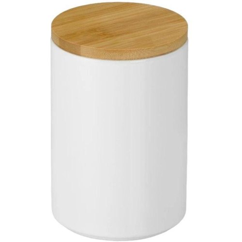 Ємність для зберігання сипучих KELA Cady, 10см, 0.8л, біла (15279)