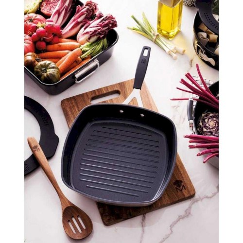 Сковорода-гриль MasterPro Smart, 28х28см, кований алюміній (BGEU-3771)