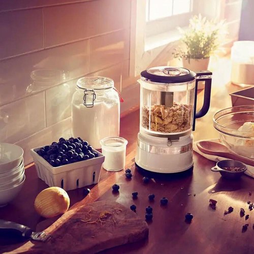 Кухонний мінікомбайн KitchenAid, чаша 1.2л, кремовий (5KFC0516EAC)
