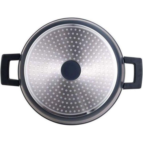 Каструля MasterPro Indigo, 28см, 3л, з кришкою (BGMP-7980)