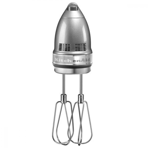 Міксер KitchenAid 5KHM9212ECU, 85Вт, ручний, 9 швидкостей, пластик, сріблястий