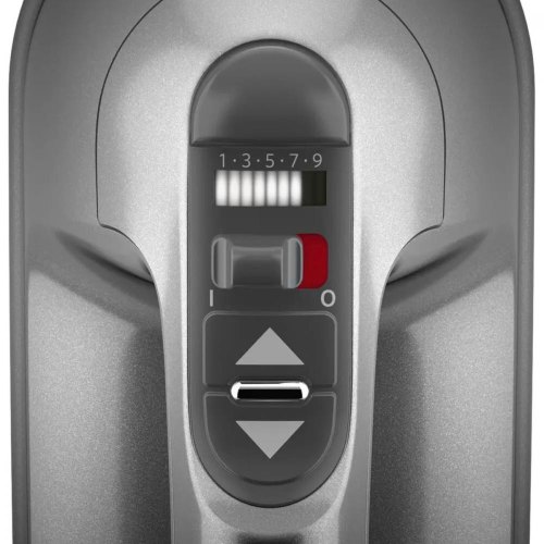 Міксер KitchenAid 5KHM9212ECU, 85Вт, ручний, 9 швидкостей, пластик, сріблястий