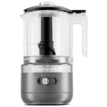 Кухонний мінікомбайн KitchenAid, 1.3л, бездротовий, сіре вугілля (5KFCB519EDG)