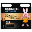 Батарейки лужні Duracell Optimum AA (LR06) 8 шт (5000394158931)