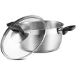 Каструля POLARIS Rialto-24C нерж. cталь, 5.4л, сірий (015153)