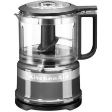 Кухонний мінікомбайн KitchenAid, чаша 830мл, сріблястий (5KFC3516ECU)
