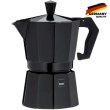 Кавоварка гейзерна KELA Italia, 150мл, 3 чашки (10553), чорний