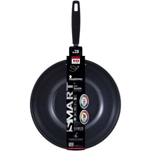 Сковорода ВОК MasterPro Smart, 28см (BGEU-3770)