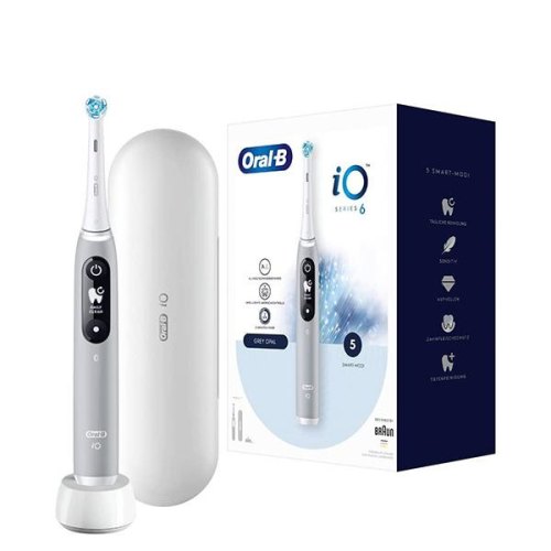 Електрична зубна щітка Braun Oral-B iO Series 6 iOM6.1A6.1K Grey Opal (80351690)