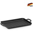 Пательня-гриль чавунна KELA Calido, 35х25см (12469), чорна