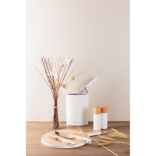 Дошка для нарізання Bergner Naturally, 38х28см (BG-39973-WH)