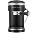 Кавоварка еспресо KitchenAid Artisan 5KES6503EBK, колір чавун