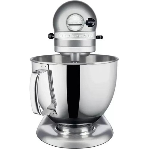 Кухонна машина KitchenAid Artisan, 4.8л, з відкидним блоком, срібляста (5KSM175PSECU)
