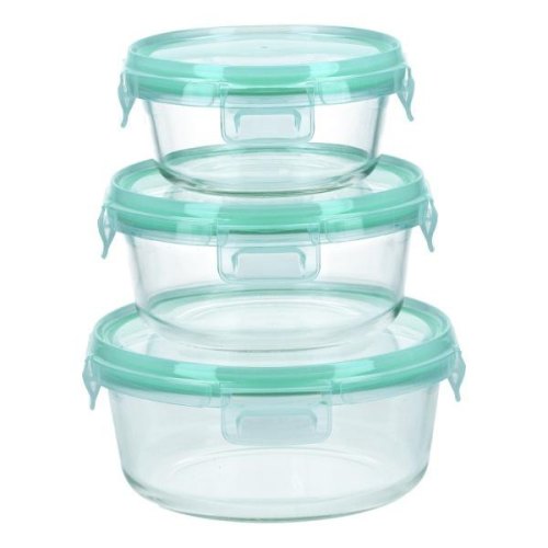 Контейнер для зберігання, запікання, заморозки miFamilia 950мл Full wrapped collection (6309) круг.