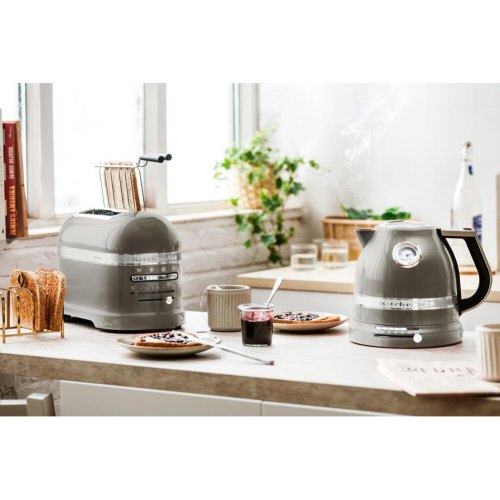 Тостер KitchenAid Artisan, срібний медальйон (5KMT2204EMS)